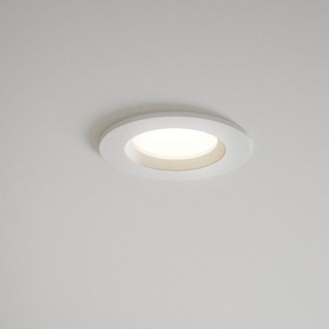 Nordlux Tiaki - spot encastré - Ø 85 mm, Ø 72 mm encastré - 2 niveaux de gradation - 5,7-8,6W LED inclus - IP65 - blanc
