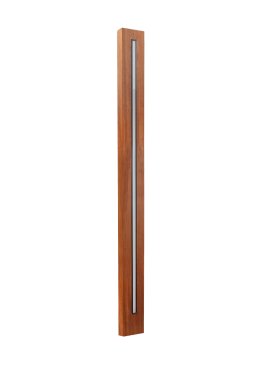 Roi Du Luminaire Padouk Line L - borne jardin - 4 × 8,8 × 105 cm + pied 45 cm - 9W dimmable LED inclus - IP65 - padouk