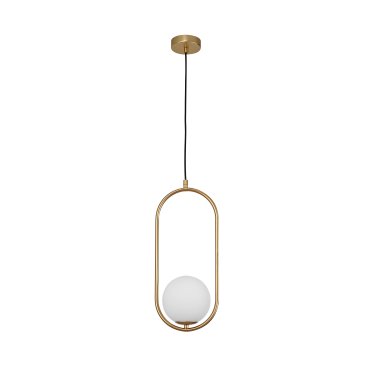 Nova Luce Obitar - lampe suspendue - 20 x 15 x 120 cm - laiton doré