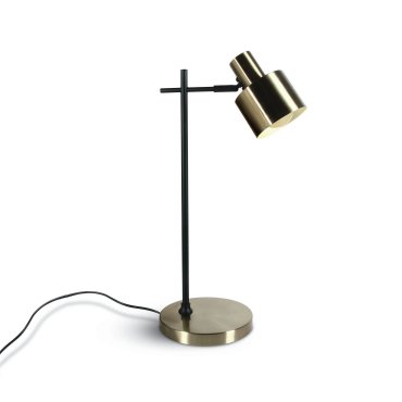 ONE Light Hotel Retro - lampe à poser - Ø 19 x 51 cm - laiton brossé
