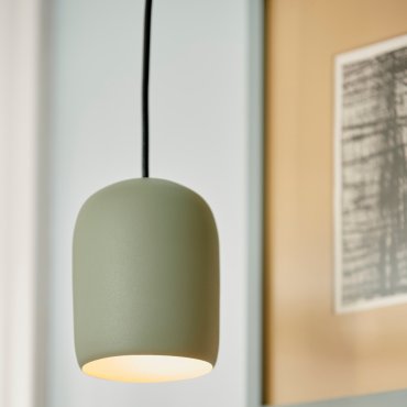 Nordlux Notti - lampe suspendue - Ø 10 x 120 cm - vert