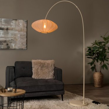 Lucide Corina - lampadaire - 131 x 55 x 192 cm - beige
