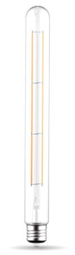 Lampe à filament LED Daylight Italia - Ø 3,2 x 30 cm - E27 - 7,8W dimmable - transparent