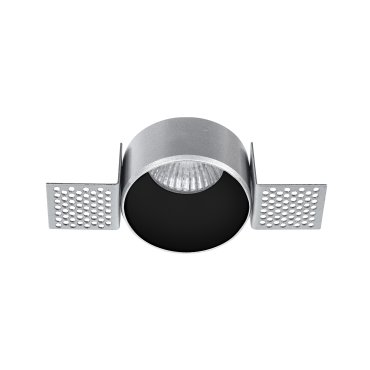 Nova Luce Brad - spot encastrable sans garniture - Ø 65 mm, Ø 72 mm encastrable - noir