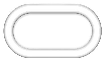 ETH Loïs – plafonnier – 30 x 4,5 cm – 3 niveaux de gradation – LED 12W incluse – IP44 – blanc