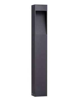 Nova Luce Maddi - lampe de jardin - 8,5 x 60 x 7,5 cm - 7W LED inclus - IP65 - noir sablé