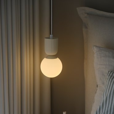 Nordlux Sadie - lampe suspendue - Ø 15 x 230,2 cm - beige
