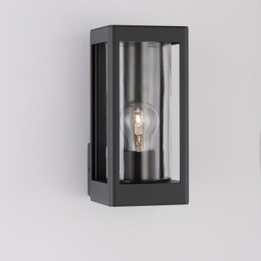 Nova Luce Figo - applique murale extérieure - 11 x 24,5 x 15 cm - IP54 - anthracite foncé