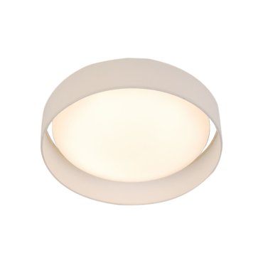 Searchlight Gianna - plafonnier - Ø 50 x 12,5 cm - 25W LED inclus - blanc