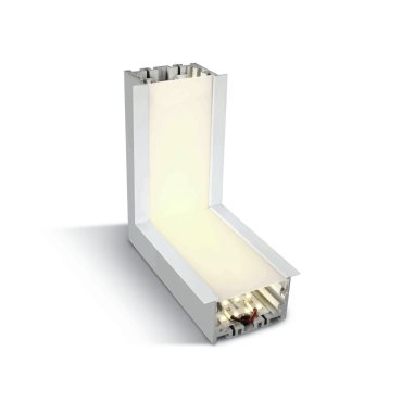 ONE Light Profils linéaires encastrés LED - angle du plafond au mur pour 38152R - 16.4 x 7 x 6 cm - 10W LED inclus - blanc - couleur de lumière blanc chaud
