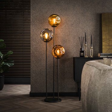 Vico Stellar - lampadaire - 164 cm - noir