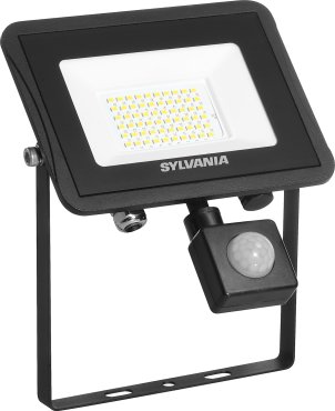 Sylvania Start Flood Flat - projecteur avec capteur - 15,6 x 20,1 x 5,7 cm - 43W - IP65 - noir