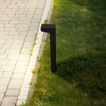 Nova Luce Rob - lampe de jardin - 13 x 50 x 15 cm - 11W LED inclus - IP54 - noir sablé