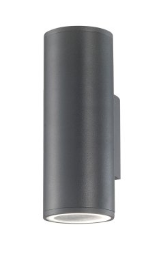 Nova Luce Nodus - applique d'extérieur - 6 x 10 x 18 cm - IP54 - gris foncé