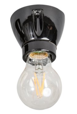 ETH Vintage Straight - plafonnier - 6,3 x 7,5 cm - noir