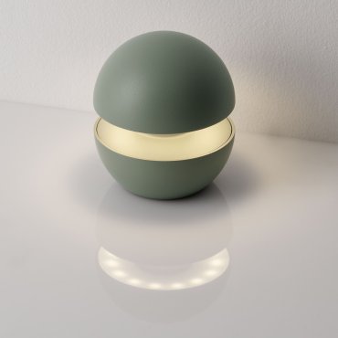 Nova Luce Puk - source lumineuse portable rechargeable - Ø 10 x 11,4 cm - 2W dimmable LED inclus - IP54 - vert sauge