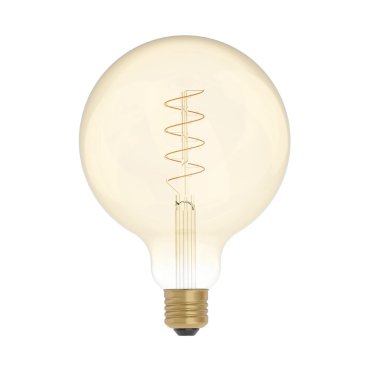 Lampe à filament LED Creative Cables - Ø 12,5 x 17,8 cm - E27 - 4W dimmable - 1800K - ambre