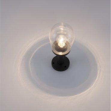 Nova Luce Omika - lampe de jardin - Ø 15 x 37 cm - IP54 - gris foncé