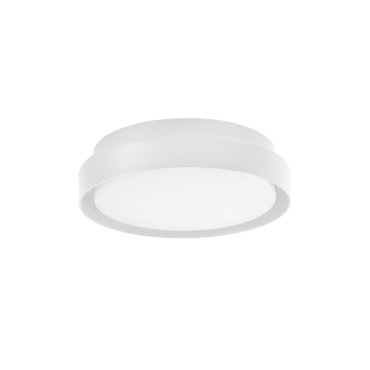Nova Luce Oliver - plafonnier d'extérieur - Ø 27 x 7 cm - 20W LED inclus - IP65 - blanc sable