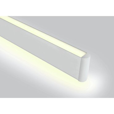 ONE Light Up &amp; Down LED Linear Profiles - suspension - 117,5 x 2,2 x 8,5 cm - 40W LED inclus - blanc - couleur de lumière blanc chaud