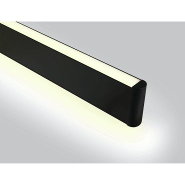 ONE Light Up &amp; Down LED Linear Profiles - lampe suspendue - 117,5 x 2,2 x 8,5 cm - 40W LED inclus - noir - couleur de lumière blanc chaud