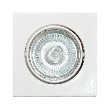 ETH Dublin III - spot encastré - 80 x 80 mm, Ø 74 mm taille d'encastrement - blanc
