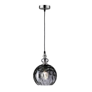 Fischer &amp; Honsel Uller - lampe suspendue - Ø 20 x 140 cm - noir