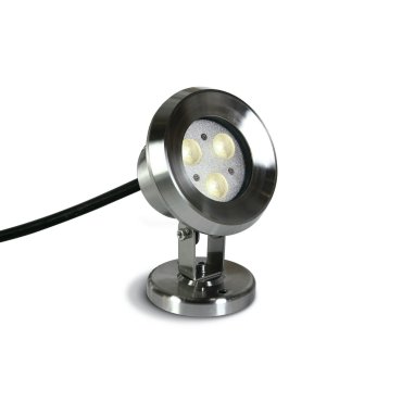 ONE Light LED Underwater Range - projecteur sous-marin à LED - Ø 10,2 x 14 cm - 3 x 1W LED dimmable inclus - IP68 - acier inoxydable