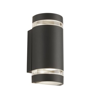 Searchlight Upwell - applique murale extérieure - 10 x 24 cm - IP44 - gris