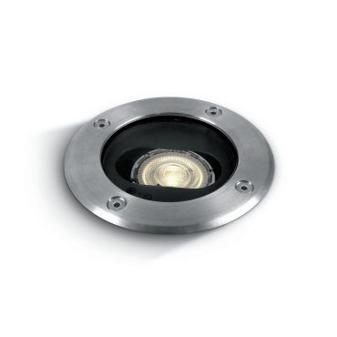 MODÈLE D’EXPOSITION - ONE Light GU10 Inground Adjustable Range - spot extérieur au sol - Ø 120 mm, Ø 115 mm encastrable - IP67 - acier inoxydable