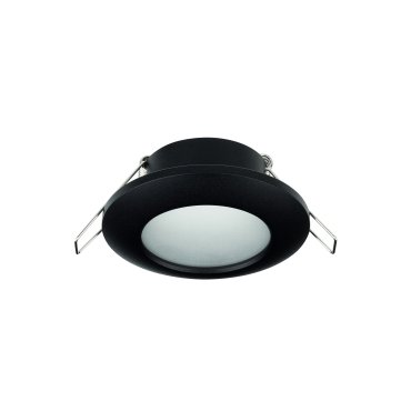 Nova Luce Tex - spot encastrable - Ø 93 mm, Ø 60 mm encastrable - IP44 - noir sable