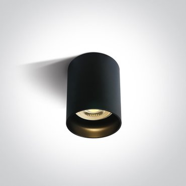 ONE Light GU10 Dark Light - spot en saillie 1L - Ø 6,8 x 9,5 cm - noir