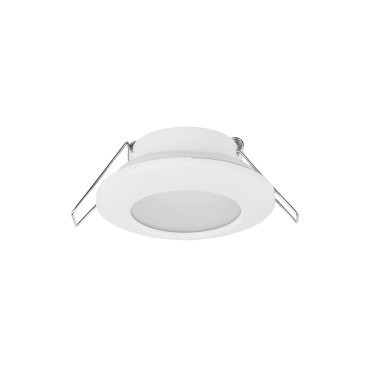 Nova Luce Tex - spot encastrable - Ø 93 mm, Ø 60 mm encastrable - IP44 - blanc sable