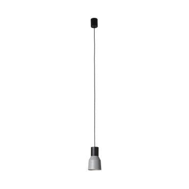 Faro Kombo - lampe suspendue - Ø 12 x 21 cm - gris et noir