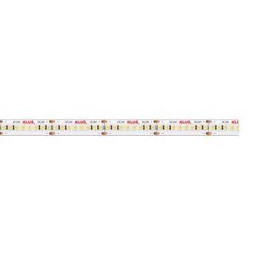 KLUS Bande LED - largeur 1cm, longueur 500cm - 24Vdc - dimmable - 9,6W LED par mètre - 240 LED par mètre - IP20