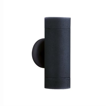 Searchlight Exeter - applique murale d'extérieur - 8 x 16 cm - IP44 - noir