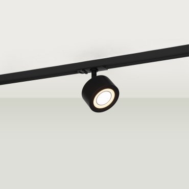 Nordlux Link Clyde - spot sur rail - Ø 8,5 x 10,5 cm - 3 niveaux de gradation - 4W LED inclus - 2700K - noir