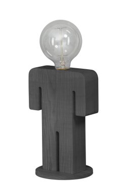 ETH Adam - lampe de table - 16 x 24 cm - gris