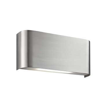 Searchlight Wall - applique murale - 18 x 8 cm - 10W LED inclus - argent satiné