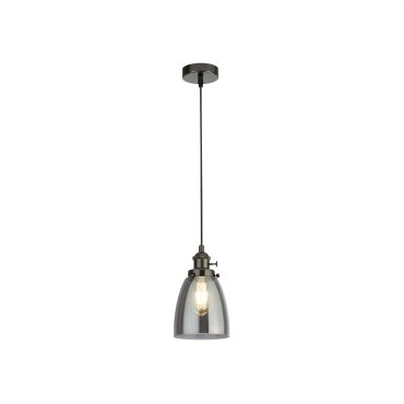 Searchlight Pendants - lampe suspendue - Ø 14 x 150 cm - noir