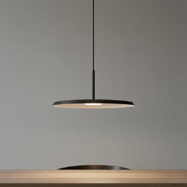 Artdelight Osorne - lampe suspendue - Ø 35 x 143,5 cm - 7W LED inclus - noir
