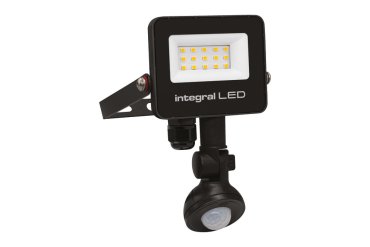 Integral LED Super Slim 2 – projecteur avec détecteur de mouvement – 10,3 x 3,9 x 16,7 cm – 10W LED inclus – IP67 – noir