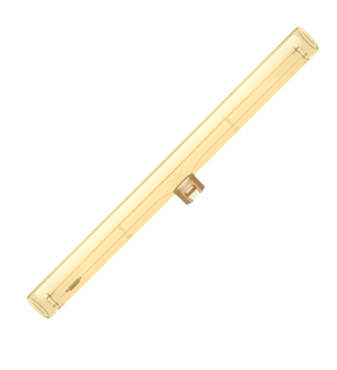 Segula Ampoule LED - Linéaire - Ø 3 x 30 cm - S14d - 4W dimmable - 2700K - ambre