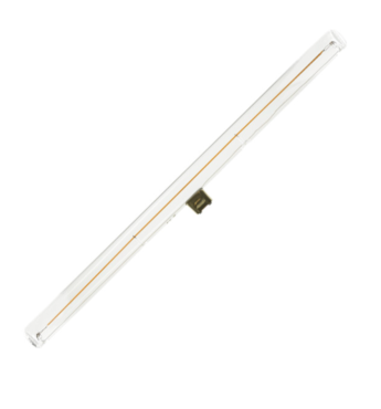 Segula Ampoule LED - Linéaire - Ø 3 x 30 cm - S14d - 6,2W dimmable - 2700K - transparent