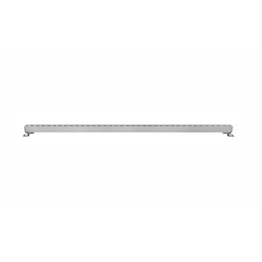 Nova Luce lèche-mur - 100 x 2,5 x 3,5 cm - 15W LED inclus - IP67 - nickel satiné