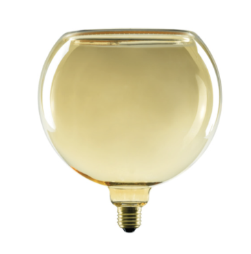 Segula Ampoule LED - Globe flottant - Ø 15 x 18,5 cm - E27 - 4W dimmable - 2200K - ambre