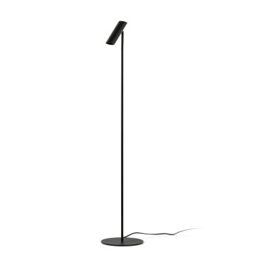 Faro Leo - lampadaire - Ø 20 x 115,5 cm - 3,5W LED inclus - noir mat