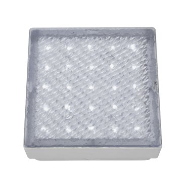 Searchlight LED Outdoor - spot extérieur au sol - 15 x 15 x 7,6 cm - 1,5W LED inclus - IP68 - transparent