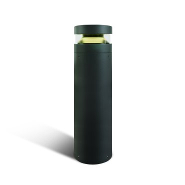 ONE Light Project Bollard - lampe de jardin - Ø 16 x 60 cm - 20W LED inclus - IP65 - anthracite - couleur de lumière blanc chaud