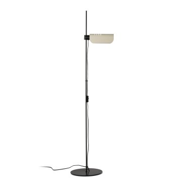 Faro Martinica - lampadaire - 41,6 x 150 cm - noir et beige